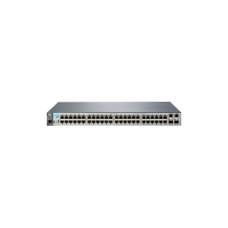 HPE Aruba 2530-48 - Switch - Managed - 48 x 10 / 100 + 2 x Gigabit SFP + 2 x 10 / 100 / 1000 - desktop, rack-mountable, wall-mountable - 0