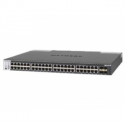 NETGEAR M4300-48X - Switch - L3 - Managed - 48 x 10 Gigabit Ethernet + 4 x shared 10 Gigabit SFP+ - front to back airflow - rack-mountable