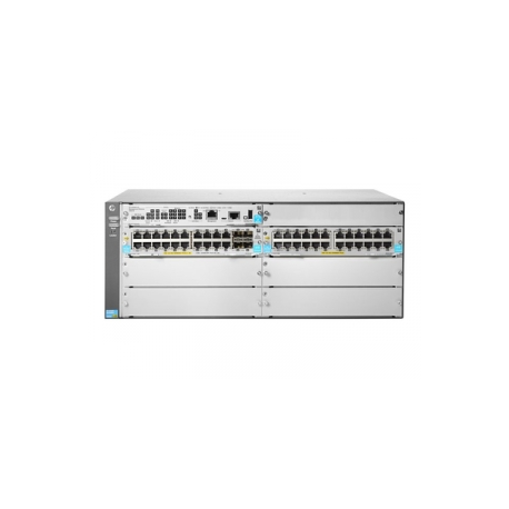 HPE Aruba 5406R 44GT PoE+ / 4SFP+ (No PSU) v3 zl2 - Switch - Managed - 44 x 10 / 100 / 1000 (PoE+) + 4 x 1 Gigabit / 10 Gigabit SFP+ - rack-mountable - PoE+ - 0