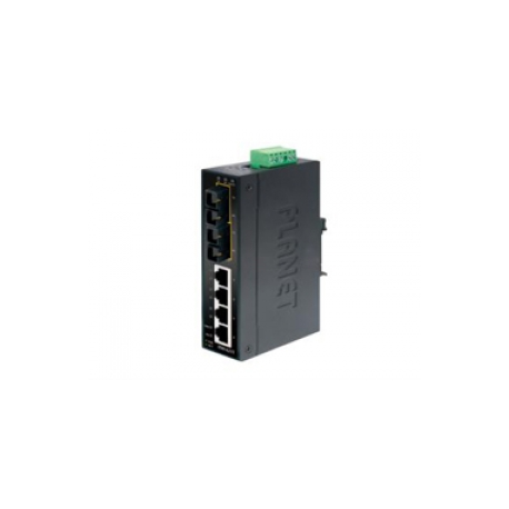 PLANET ISW-621TS15 - Switch - 4 x 10/100 + 2 x 100Base-FX - DIN rail mountable, wall-mountable - 0
