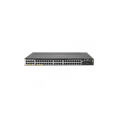 HPE Aruba 3810M 40G 8 HPE Smart Rate PoE+ 1-slot Switch - Switch - Managed - 40 x 1 / 2.5 / 5 / 10GBase-T (UPOE) - rack-mountable - PoE+ - 0