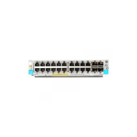 HPE - Expansion module - Gigabit Ethernet (PoE+) x 20 + Gigabit Ethernet / 10 Gigabit SFP+ x 4 - for HPE Aruba 5406R, 5406R 16, 5406R 44, 5406R 8-port, 5406R zl2, 5412R, 5412R 92, 5412R zl2 - 0