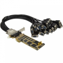 StarTech.com 16 Port PCI Express Serial Card - High-Speed PCIe Serial Card - Expansion module - PCIe 1.1 low profile - RS-232 x 2 - yellow