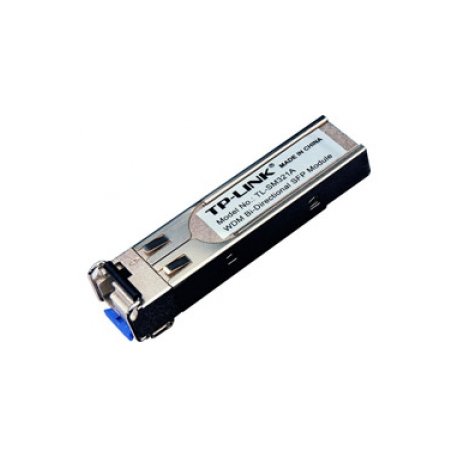 TP-LINK TL-SM321A - SFP (mini-GBIC) transceiver module - GigE - 1000Base-BX - LC single-mode - up to 10 km - 1550 (TX) / 1310 (RX) nm - 0