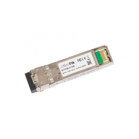 MikroTik S+31DLC10D - SFP+ transceiver module - 10 GigE - SFP+  /  LC single-mode - up to 10 km - 1310 nm - 0
