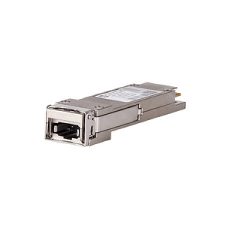 HPE X142 - QSFP+ transceiver module - 40 Gigabit LAN - 40GBASE-SR4 - MPO multi-mode - up to 100 m - 850 nm - for HPE Aruba 2930M 24, 8325-32C, 8325-48Y8C; CX 8360-12C V2, 8360-16Y2C V2 - 0