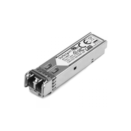 StarTech.com HPE JD119B Compatible SFP Module, 1000BASE-LX, 1GbE Single Mode (SMF) Fiber Optic Transceiver, 1GE Gigabit Ethernet SFP, LC Connector, 10km, 1310nm, DDM, HPE 5900, 12500, 5500 - Lifetime Warranty (JD119BST) - SFP (mini-GBIC) transceiver module (equivalent to: HP JD119B) - GigE - 1000Base-LX - LC single-mode - up to 10 km - 1310 nm - 0