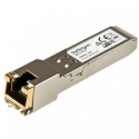 StarTech.com HPE J8177C Compatible SFP Module, 1000BASE-T, SFP to RJ45 Cat6 / Cat5e, 1GE Gigabit Ethernet SFP, RJ-45 (Copper) 100m, HPE 1810, 1820, 2530, 1Gbps Mini GBIC Transceiver SFP - Lifetime Warranty (J8177CST) - SFP (mini-GBIC) transceiver module (equivalent to: HP J8177C) - GigE - 1000Base-T - RJ-45  /  SFP (mini-GBIC) - up to 100 m - for HPE 1810, 1910, 20p 10 / 100 / 1000, 2610, 3500, 6200, Switch 8212; HPE Aruba 2530, 5406