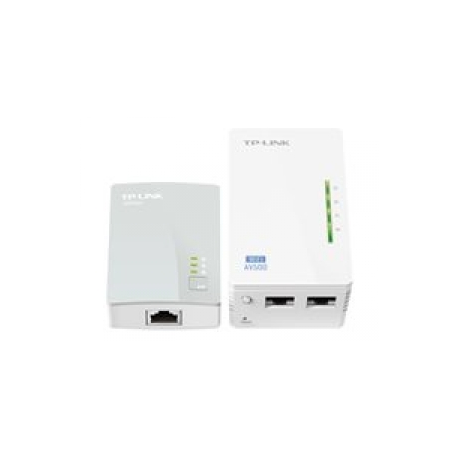 TP-Link TL-WPA4220 - Powerline adapter - HomePlug AV (HPAV) - 802.11b / g / n - wall-pluggable - 0