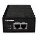 Intellinet Gigabit High-Power PoE+ Injector, 1 x 30 W, IEEE 802.3at / af Power over Ethernet (PoE+ / PoE) - PoE injector - AC 100-240 V - output connectors: 1 - black