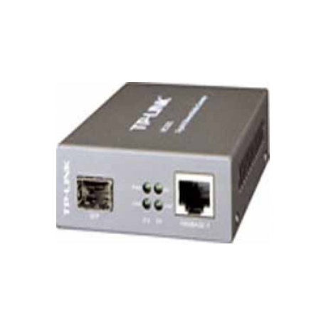 TP-LINK MC220L - Fibre media converter - GigE - 1000Base-LX, 1000Base-SX, 1000Base-LH - RJ-45 / SFP (mini-GBIC) - up to 10 km - 850 nm / 1310 nm - for P / N: TL-MC1400 - 0