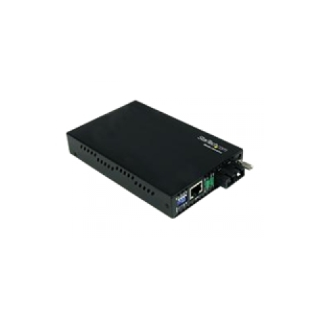 StarTech.com Multimode (MM) SC Fiber Media Converter for 1Gbe Network - 550m Range - Gigabit Ethernet -Remote Monitoring - 850nm (ET91000SC2) - Fibre media converter - GigE - 1000Base-LX, 1000Base-SX, 1000Base-T - RJ-45 / SC multi-mode - up to 550 m - 850 nm - for P / N: ETCHS2U, SVA12M2NEUA, SVA12M5NA - 0