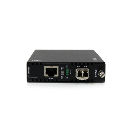 StarTech.com Multimode (MM) LC Fiber Media Converter with SFP - OAM Management - 802.3ah Compliant - Gigabit Ethernet - 550m - 850nm (ET91000LCOAM) - Fibre media converter - GigE - 1000Base-LX, 1000Base-SX, 1000Base-TX, 1000Base-T - RJ-45  /  LC multi-mode - up to 550 m - 850 nm - for P / N: SVA12M2NEUA, SVA12M5NA - 1