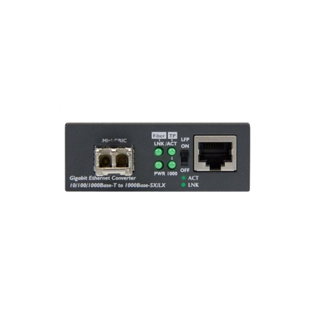 StarTech.com Multimode (MM) LC Fiber Media Converter for 10 / 100 / 1000 Network - 550m - Gigabit Ethernet - 850nm - with SFP Transceiver (MCM1110MMLC) - Fibre media converter - GigE - 10Base-T, 1000Base-LX, 1000Base-SX, 100Base-TX, 1000Base-T - RJ-45 / LC multi-mode - up to 550 m - 850 nm - for P / N: SVA5N3NEUA - 5