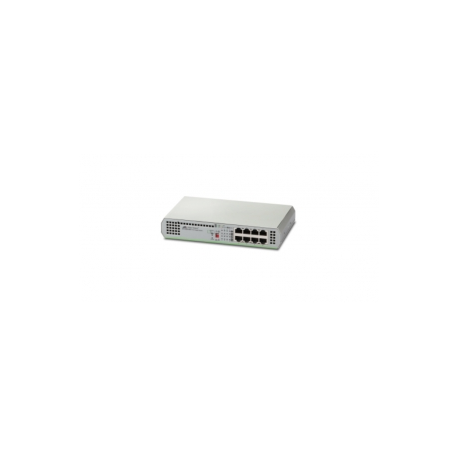 Allied Telesis CentreCOM AT-GS910 / 8 - Switch - 8 x 10 / 100 / 1000 - desktop - 0