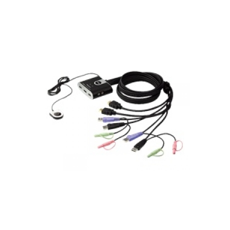 ATEN CS692 - KVM / audio switch - 2 x KVM / audio - 1 local user - desktop - 0