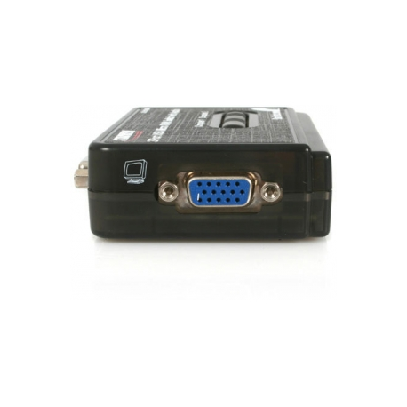 StarTech.com 2 Port USB VGA KVM Switch - Single VGA - Hot-key & Audio Support - 2048x1536 @60Hz KVM Switch - KVM Video Switch (SV211KUSB) - KVM  /  audio switch - 2 x KVM  /  audio - 1 local user - desktop - 3