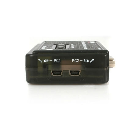 StarTech.com 2 Port USB VGA KVM Switch - Single VGA - Hot-key & Audio Support - 2048x1536 @60Hz KVM Switch - KVM Video Switch (SV211KUSB) - KVM  /  audio switch - 2 x KVM  /  audio - 1 local user - desktop - 4