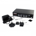 StarTech.com 4-Port USB KVM Swith with OSD - TAA Compliant - 1U Rack Mountable VGA KVM Switch (SV431DUSBU) - KVM switch - 4 x KVM port(s) - 1 local user - desktop - for P / N: IM12D1500P, RACKCOND17HD, RKCONS1701, SVA12M2NEUA, SVA12M5NA, SVUSBVGA10, SVUSBVGA6