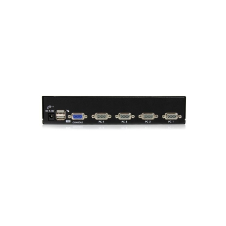 StarTech.com 4-Port USB KVM Swith with OSD - TAA Compliant - 1U Rack Mountable VGA KVM Switch (SV431DUSBU) - KVM switch - 4 x KVM port(s) - 1 local user - desktop - for P / N: IM12D1500P, RACKCOND17HD, RKCONS1701, SVA12M2NEUA, SVA12M5NA, SVUSBVGA10, SVUSBVGA6 - 2