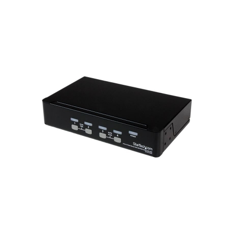 StarTech.com 4-Port USB KVM Swith with OSD - TAA Compliant - 1U Rack Mountable VGA KVM Switch (SV431DUSBU) - KVM switch - 4 x KVM port(s) - 1 local user - desktop - for P / N: IM12D1500P, RACKCOND17HD, RKCONS1701, SVA12M2NEUA, SVA12M5NA, SVUSBVGA10, SVUSBVGA6 - 3