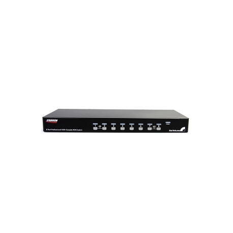 StarTech.com 8-Port USB KVM Swith with OSD - TAA Compliant - 1U Rack Mountable VGA KVM Switch (SV831DUSBU) - KVM switch - 8 x KVM port(s) - 1 local user - desktop - for P / N: RK3236BKF, RKCONS1701, RKCONS17HD, RKCONS1901, RKCONS1908K, RKCONS1916K, RKQMCAB12V2 - 1