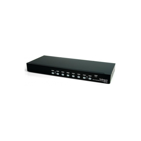 StarTech.com 8 Port 1U Rackmount DVI USB KVM Switch - USB DVI KVM Switch - DVI KVM Switch - USB KVM Switch (SV831DVIU) - KVM switch - 8 x KVM port(s) - 1 local user - rack-mountable - for P / N: RK2433BKM, RK2537BKM, RK3236BKF, RK4236BKB, RK4242BK24, RK4242BK30, RKQMCAB12V2 - 5