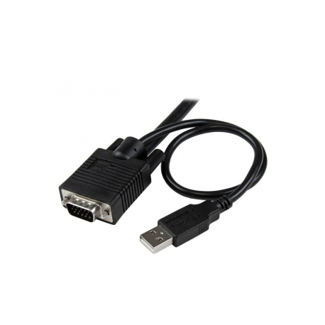 StarTech.com 2 Port USB VGA Cable KVM Switch - USB Powered with Remote Switch - KVM with VGA - Dual Port VGA KVM Switch (SV211USB) - KVM switch - 2 x KVM port(s) - 1 local user - desktop - 3