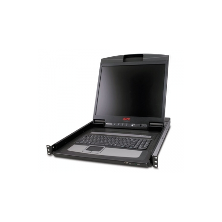 APC LCD Console - KVM console - 19" - rack-mountable - 1280 x 1024 - VGA - black - 1U - for P / N: AR3106SP, SMX1000C, SMX1500RM2UC, SMX1500RM2UCNC, SMX750C, SMX750CNC, SRT5KRMXLW-TW - 3