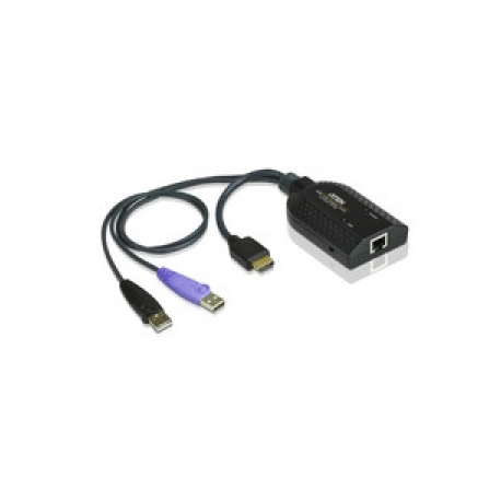 ATEN KA7168 - Keyboard / video / mouse (KVM) adapter - USB, HDMI (M) to RJ-45 (F) - 0