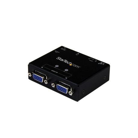 StarTech.com 2-Port VGA Auto Switch Box w /  Priority Switching and EDID Copy - Monitor switch - 2 x VGA - 2 local users - desktop - for P / N: SVA5N3NEUA - 3