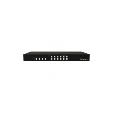 StarTech.com 4x4 HDMI Matrix Switch with Picture-and-Picture Multiviewer or Video Wall - 4x4 Matrix Switch with Video Combining (VS424HDPIP) - Video / audio switch - desktop - for P / N: SVA12M5NA - 0
