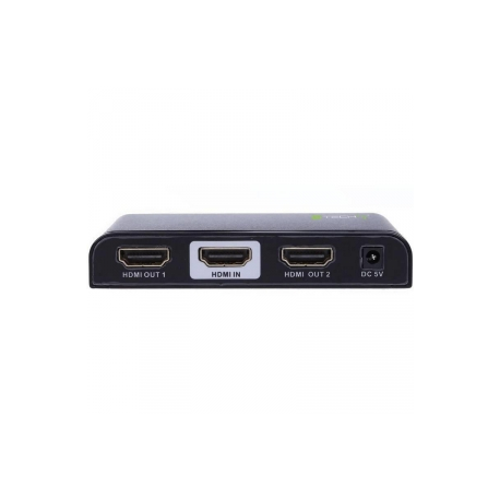 Techly IDATA HDMI2-4K2 - Video / audio splitter - 2 x HDMI - desktop - 1