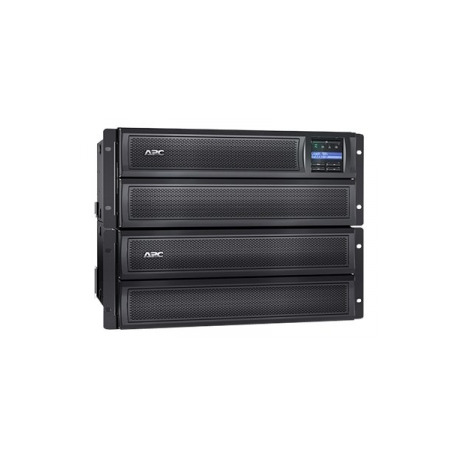 APC Smart-UPS X 3000 Rack / Tower LCD - UPS (rack-mountable / external) - AC 230 V - 2700 Watt - 3000 VA - Ethernet 10 / 100, RS-232, USB - output connectors: 10 - 4U - black - with APC UPS Network Management Card AP9631 - for P / N: AR4024SP, AR4024SPX429, AR4024SPX431, AR4024SPX432, NBWL0356A, SMX3000HVTUS - 7