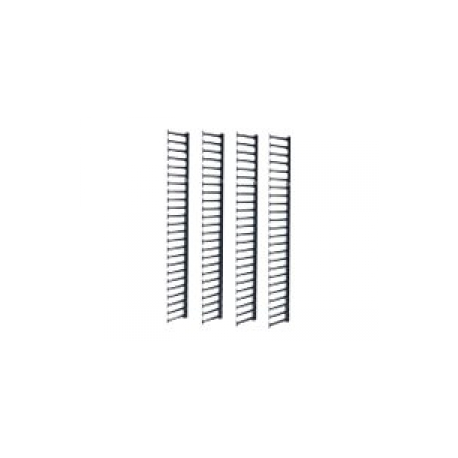 APC - Rack cable management panel - black - 48U (pack of 4) - for P / N: NBPD0160A, NBWL0355A, SMX3000HV-BR, SMX3000LV2U-BR, SRT1000RMXLI, SRT1000RMXLI-NC - 0