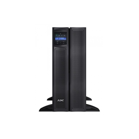 APC Smart-UPS X 2200 Rack / Tower LCD - UPS (rack-mountable  /  external) - AC 230 V - 1980 Watt - 2200 VA - Ethernet 10 / 100, RS-232, USB - output connectors: 10 - 4U - black - with APC UPS Network Management Card - for P / N: AR106SH6, AR109SH6, AR112SH6, AR3006, AR3006SP, AR3103, AR3103SP, AR3106, AR3106SP - 2