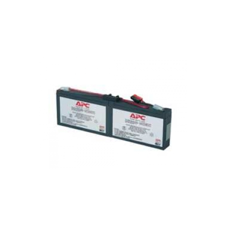 APC Replacement Battery Cartridge #18 - UPS battery - 1 x battery - Lead Acid - black - for P / N: AP1250RM, PS450, SC1500, SC250RM1U, SC250RMI1U, SC450R1X542, SC450RM1U, SC450RMI1U - 0