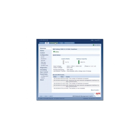 APC Network Management Card 2 - Remote management adapter - SmartSlot - 10 / 100 Ethernet - black - for Smart-UPS X - 1