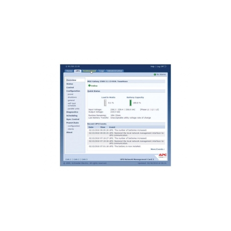 APC Network Management Card 2 with Environmental Monitoring - Remote management adapter - 100Mb LAN - 100Base-TX - black - for P / N: SMTL1000RMI2UC, SMTL750RMI2UC, SMX2KR2UNCX145, SRT1000XLJ, SRT1500XLJ, SRT2400XLJ - 3