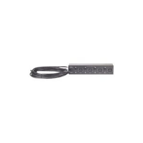 APC Basic Rack PDU - Power distribution strip (rack-mountable) - AC 230 V - input: hardwire - output connectors: 4 (IEC 60320 C19) - 2U - 19" - 8.5 m cord - black - for P / N: SCL400RMJ1U, SCL500RMI1UC, SCL500RMI1UNC, SMTL1000RMI2UC, SMTL750RMI2UC - 2