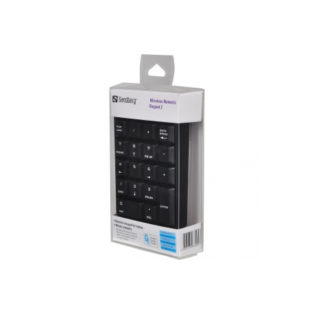 Sandberg Numeric 2 - Keypad - wireless - 2.4 GHz - 0