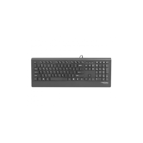 Natec Barracuda - Keyboard - USB - US - black - 0