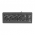 Natec Barracuda - Keyboard - USB - US - black