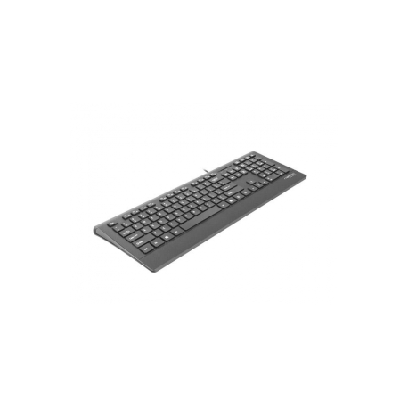 Natec Barracuda - Keyboard - USB - US - black - 3