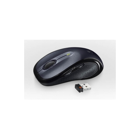 Logitech M510 - Mouse - right-handed - laser - 5 buttons - wireless - 2.4 GHz - USB wireless receiver - black - 3