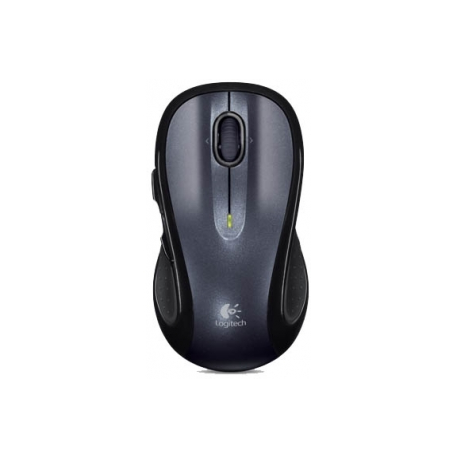 Logitech M510 - Mouse - right-handed - laser - 5 buttons - wireless - 2.4 GHz - USB wireless receiver - black - 10