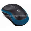 Logitech M185 - Mouse - optical - wireless - 2.4 GHz - USB wireless receiver - blue