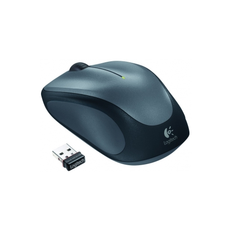 Logitech M235 - Mouse - right-handed - optical - wireless - 2.4 GHz - USB wireless receiver - grey - 3