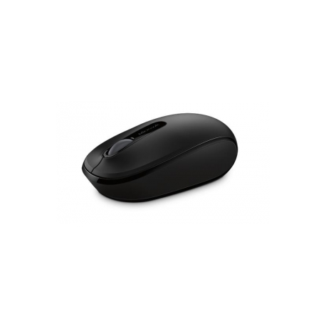Microsoft Wireless Mobile Mouse 1850 - Mouse - right and left-handed - optical - 3 buttons - wireless - 2.4 GHz - USB wireless receiver - black - 0