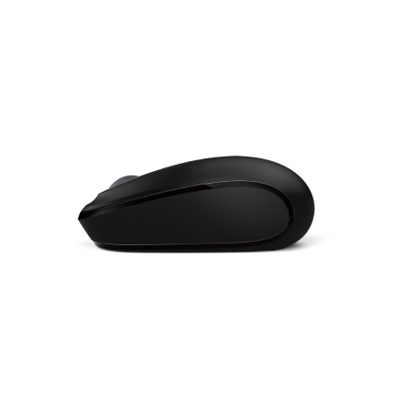 Microsoft Wireless Mobile Mouse 1850 - Mouse - right and left-handed - optical - 3 buttons - wireless - 2.4 GHz - USB wireless receiver - black - 3